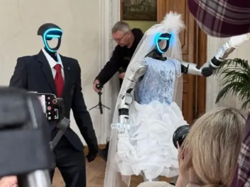 Robot wedding in Moscow captures online attention