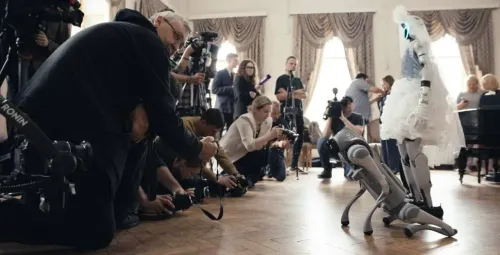 Meet Robert and Matilda: Humanoid robots 'marry' in Russia's first robotic wedding ceremony